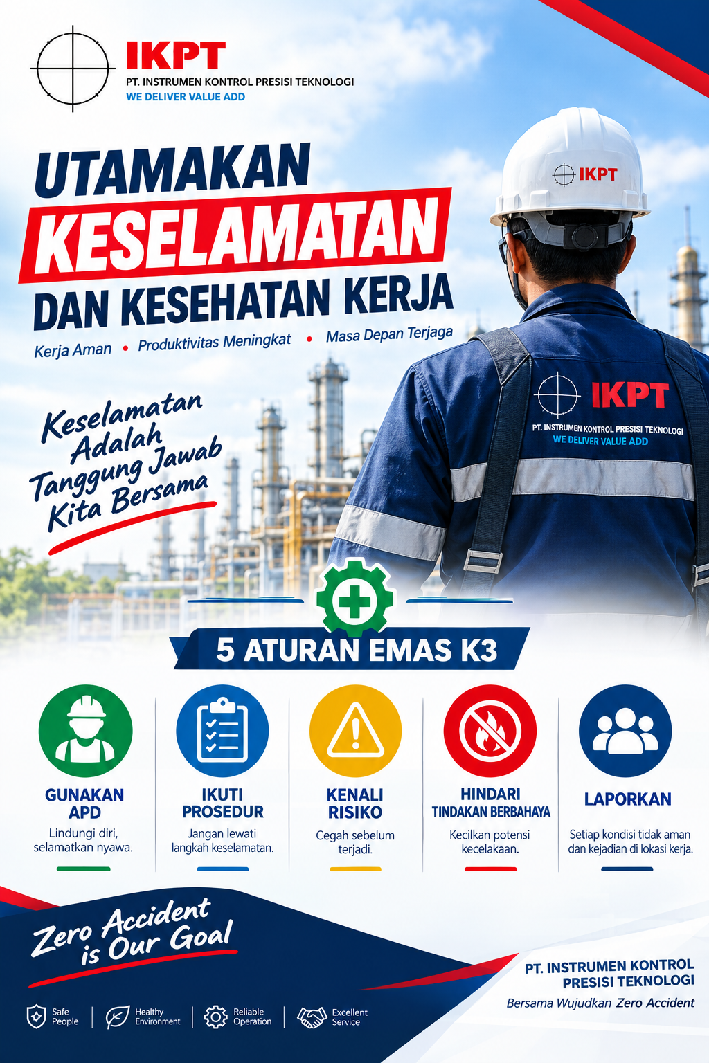 Komitmen PT. Instrumen Kontrol Presisi Teknologi dalam Mewujudkan Budaya Keselamatan dan Kesehatan Kerja