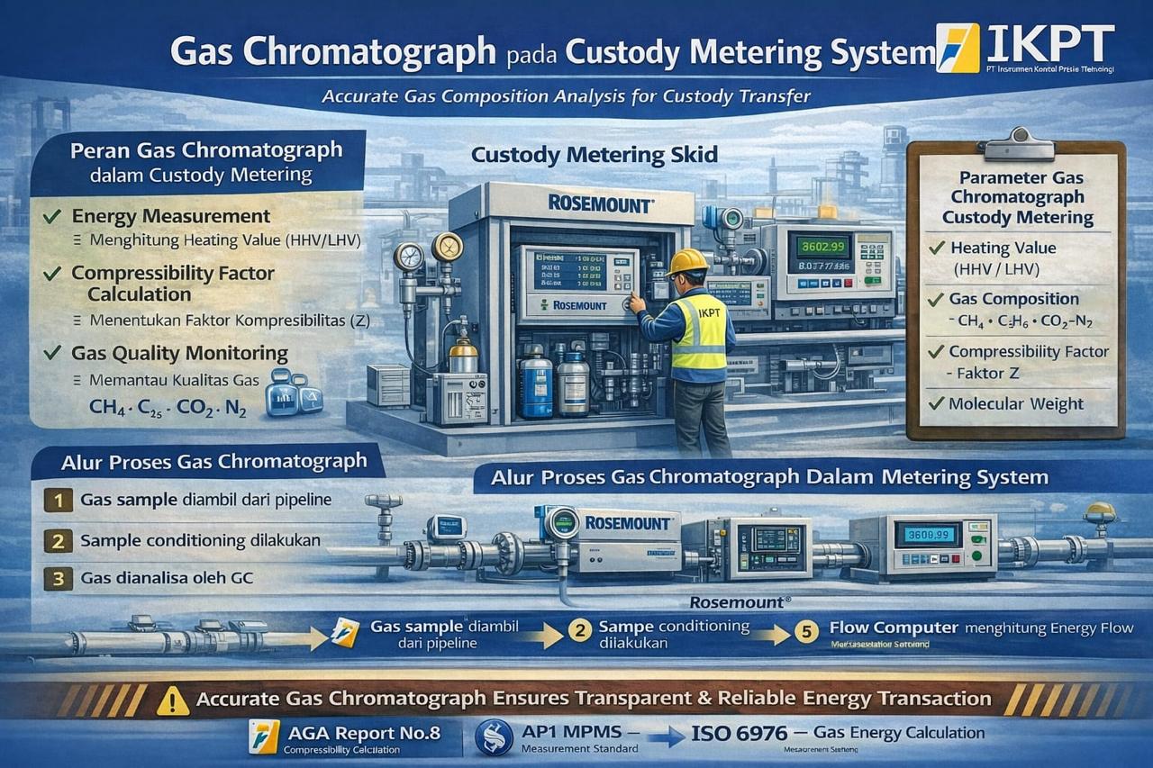 Gas Chromatograph pada Custody Metering System